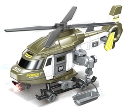 HELIKOPTÉRA VOJENSKÁ ZVUK A SVĚTLO