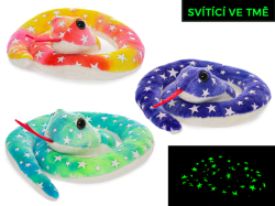 HAD PLYŠOVÝ SVÍTÍ VE TMĚ 18CM *