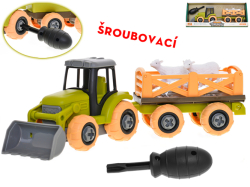 TRAKTOR VLEK S OVEČKAMI ŠROUBOVACÍ 21608