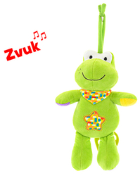 ŽÁBA PLYŠOVÁ ZVUKOVÁ  !!!!!!  SLEVA -30% !!!!