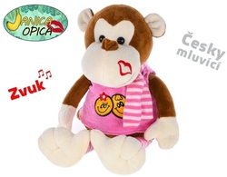 OPIČKA JANICA ZVUK CZ* !!!!!!  SLEVA -45% !!!!!