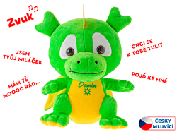 DRÁČEK DAMIN PLYŠ MLUVÍ CZ*