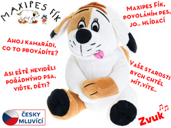 MAXIPES FÍK PLYŠ 20CM MLUVÍ CZ*!!!!!! SLEVA-28%!!!