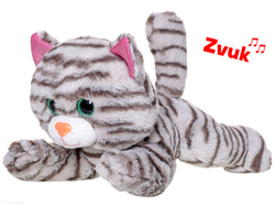 KOČKA PLYŠOVÁ 23CM* !!!! SLEVA -17% !!!