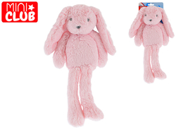 USÍNÁČEK ZAJÍČEK PLYŠOVÝ 30CM RŮŽOVÝ 28601*