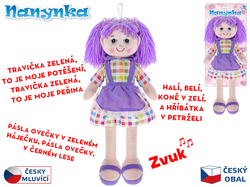PANENKA NANYNKA  MLUVÍ,ZPÍVÁ CZ * !!! SLEVA -37% !!!