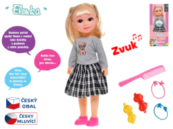 PANENKA ELENKA 31,5CM MLUVÍ ČESKY