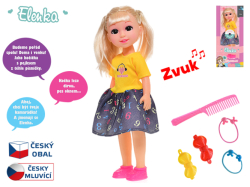 PANENKA ELENKA 31,5CM MLUVÍ ČESKY