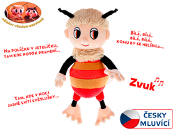MEDVÍDEK ČMELDA 29CM CZ ZVUK *!!!  SLEVA -28% !!!