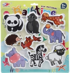 ZVÍŘÁTKA SAFARI SAMOLEPÍCÍ SOFT*