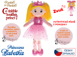 PRINCEZNA BABETKA 35CM ZPÍVÁ CZ*