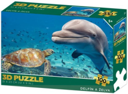 PUZZLE 3D DELFÍN A ŽELVA *