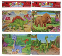 PUZZLE VYBARVOVACÍ DINO*