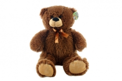 MEDVĚD 48CM PLYŠ TMAVÝ 97320*